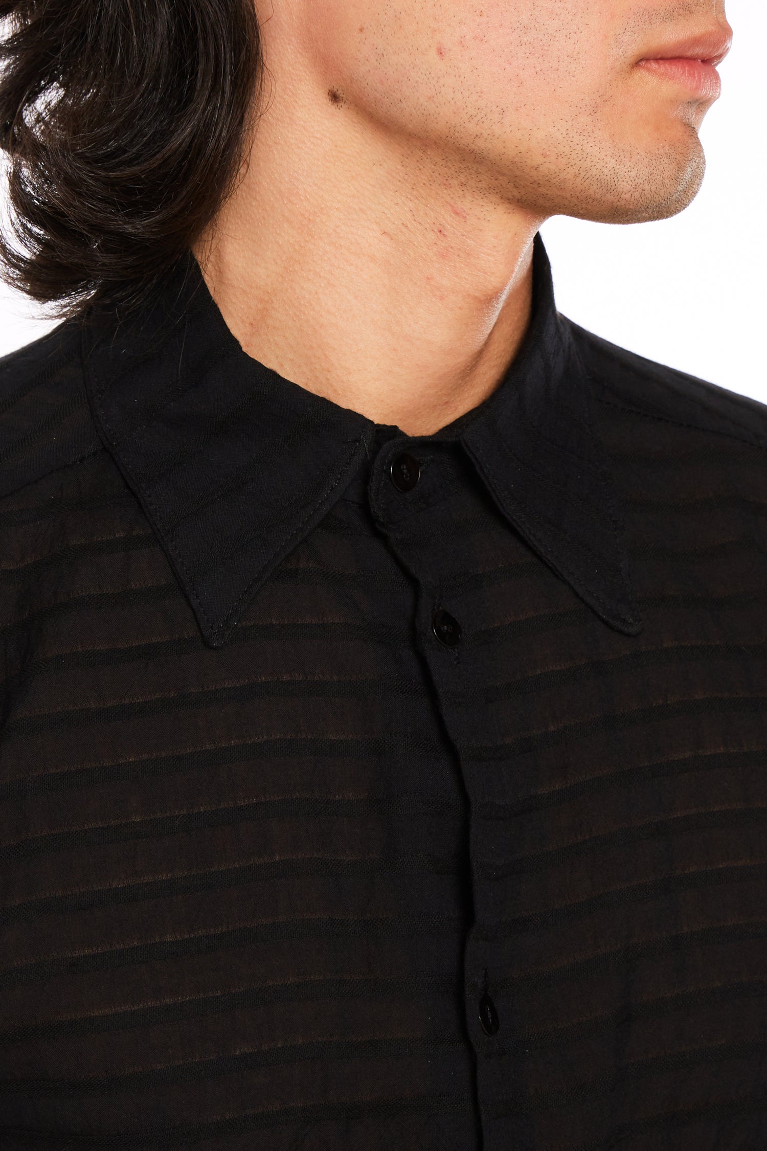 Camicia Trasparente Nera